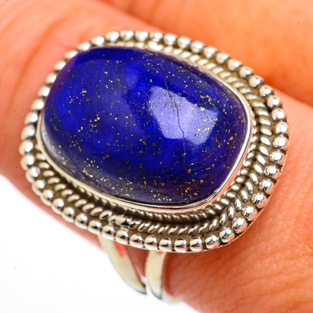 Lapis Lazuli Rings handcrafted by Anasilvercos - RING70480