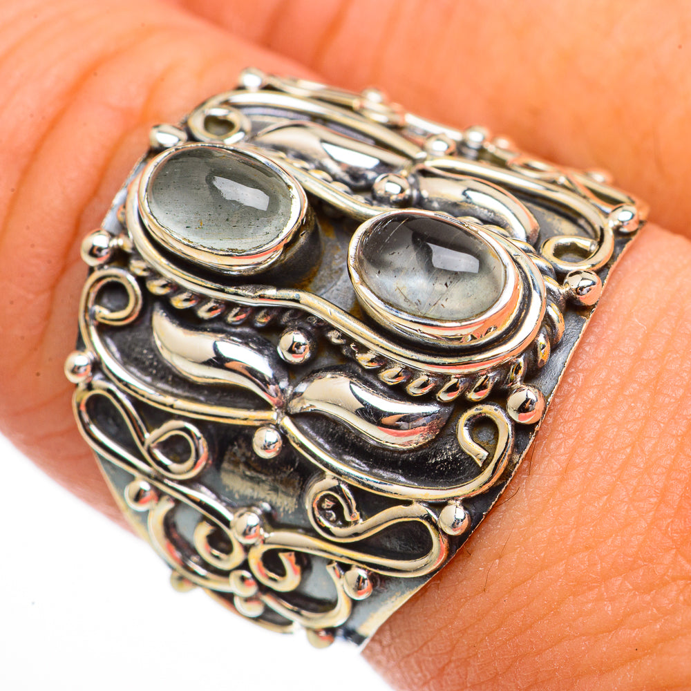 Aquamarine Rings handcrafted by Anasilvercos - RING70483
