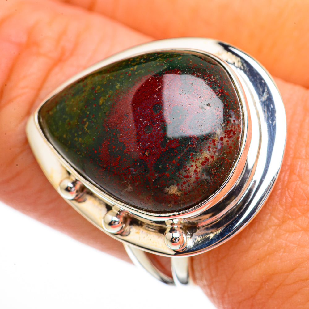Bloodstone Rings handcrafted by Anasilvercos - RING70488