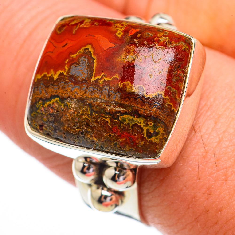 Moroccan Agate Rings handcrafted by Anasilvercos - RING70494