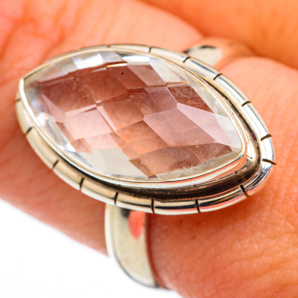 White Quartz Rings handcrafted by Anasilvercos - RING70510