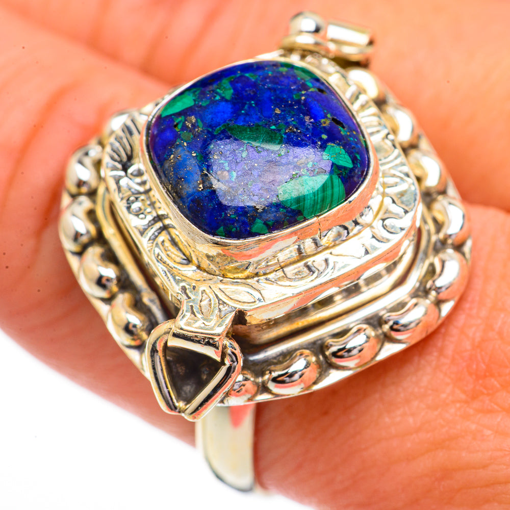 Azurite Rings handcrafted by Anasilvercos - RING70552