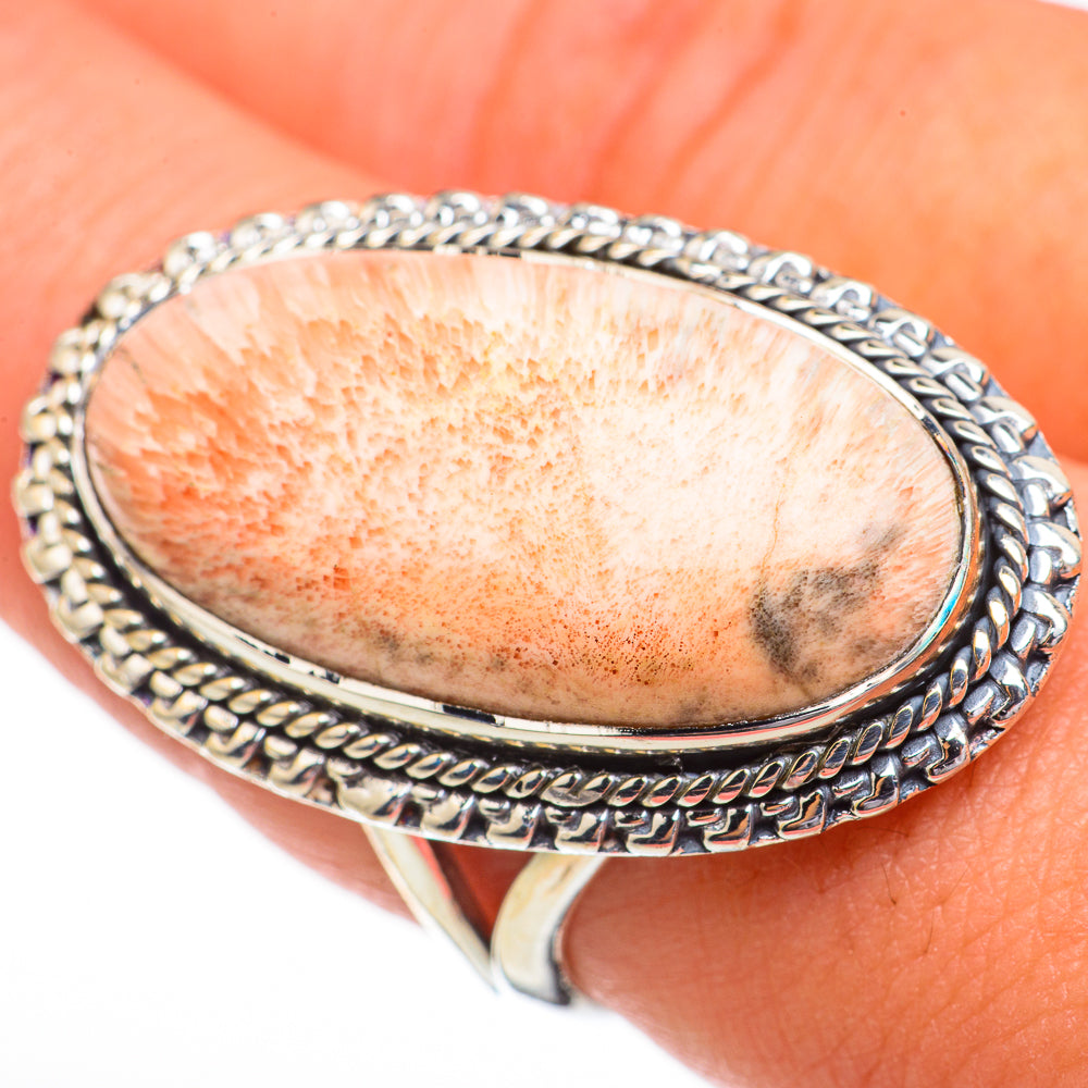 Scolecite Rings handcrafted by Anasilvercos - RING70560