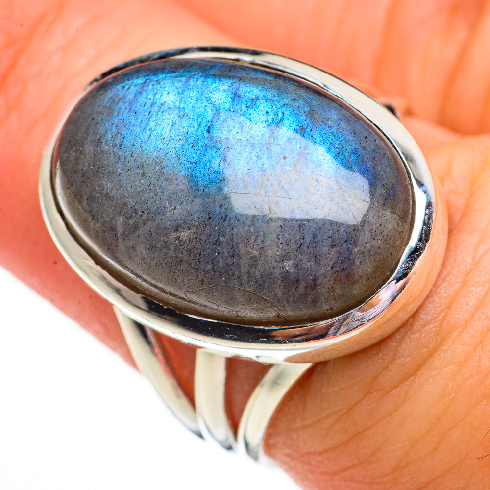 Labradorite Rings handcrafted by Anasilvercos - RING70569
