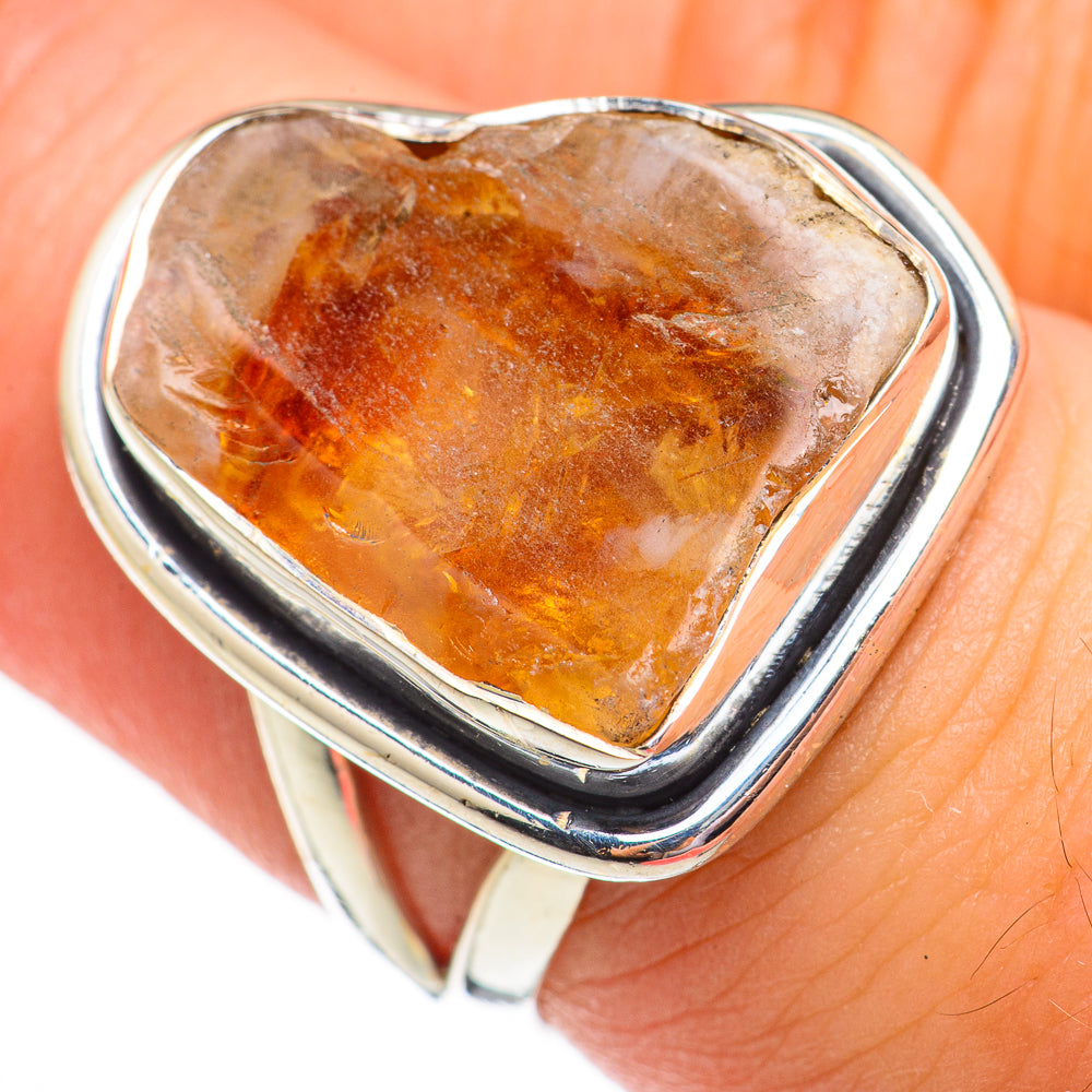 Citrine Rings handcrafted by Anasilvercos - RING70583