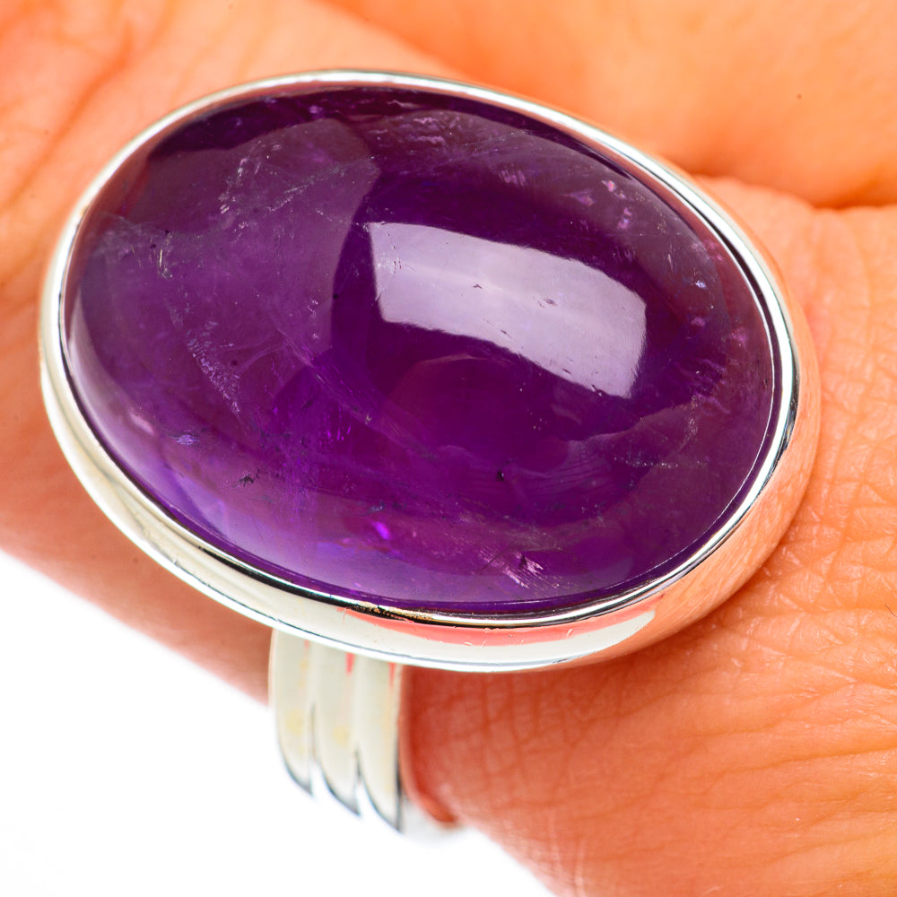 Amethyst Rings handcrafted by Anasilvercos - RING70592