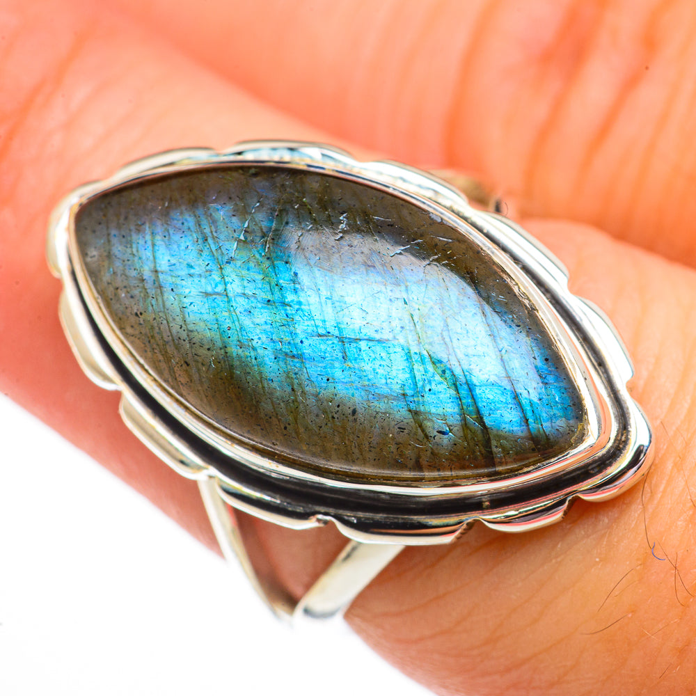 Labradorite Rings handcrafted by Anasilvercos - RING70605