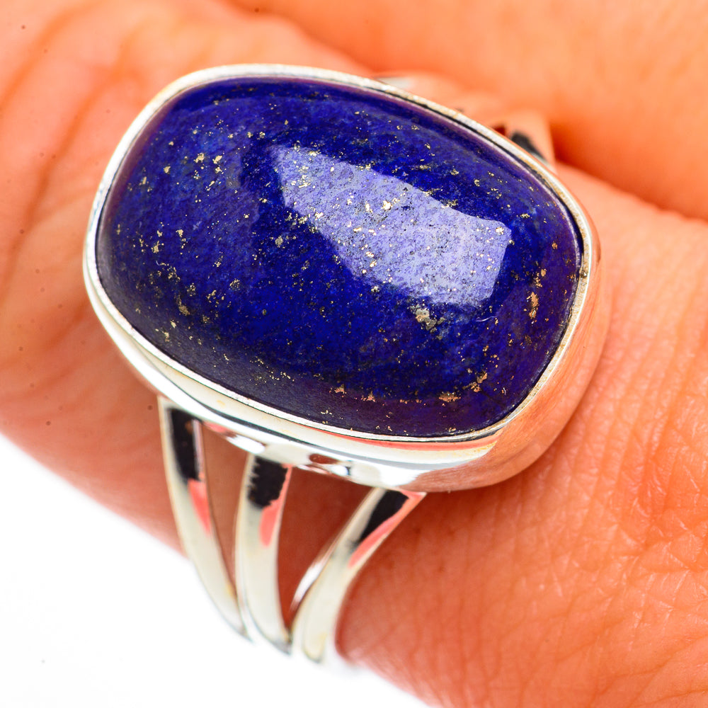 Lapis Lazuli Rings handcrafted by Anasilvercos - RING70608