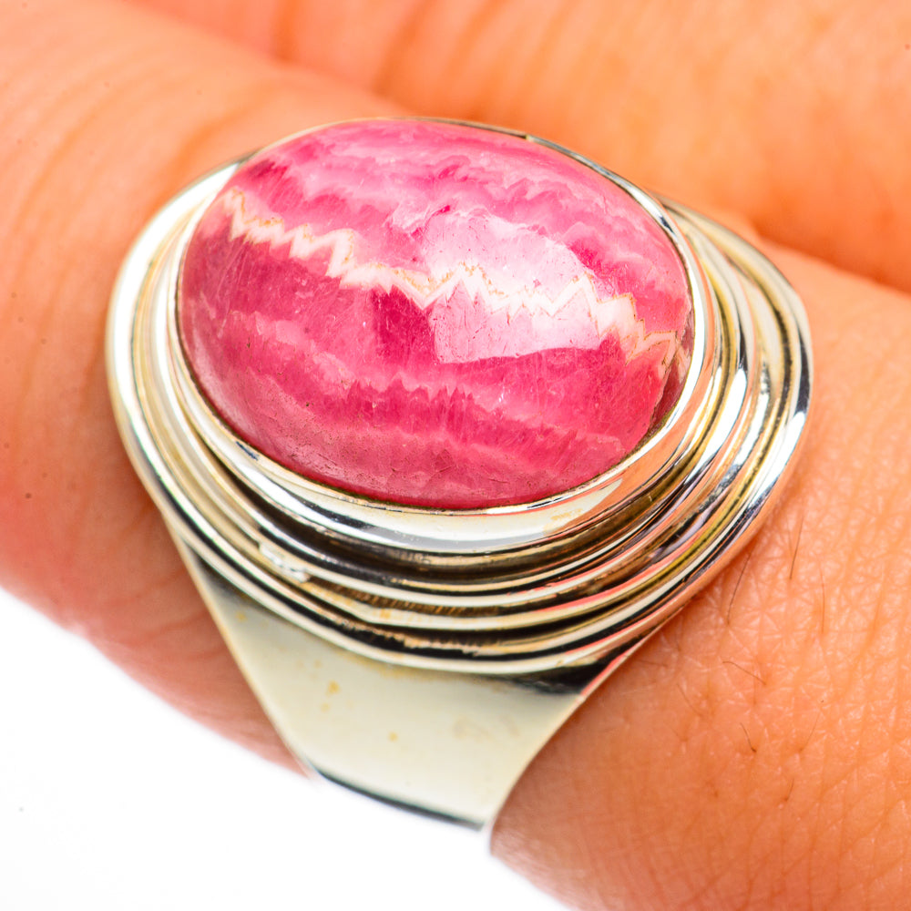Rhodochrosite Rings handcrafted by Anasilvercos - RING70626