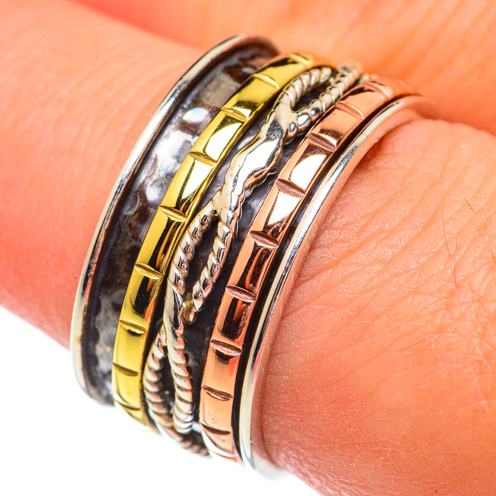 Meditation Spinner Rings handcrafted by Anasilvercos - RING70634