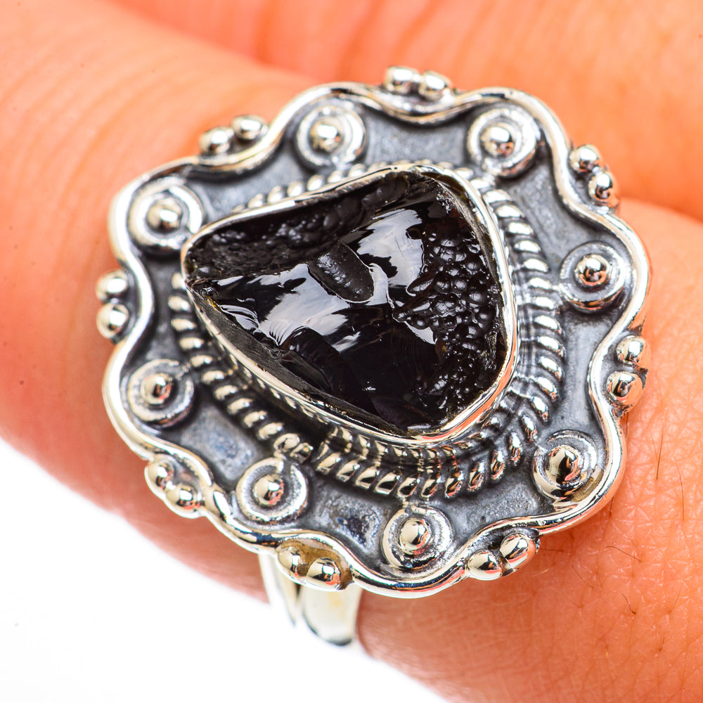 Tektite Rings handcrafted by Anasilvercos - RING70636