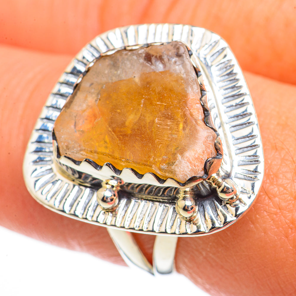 Citrine Rings handcrafted by Anasilvercos - RING70665