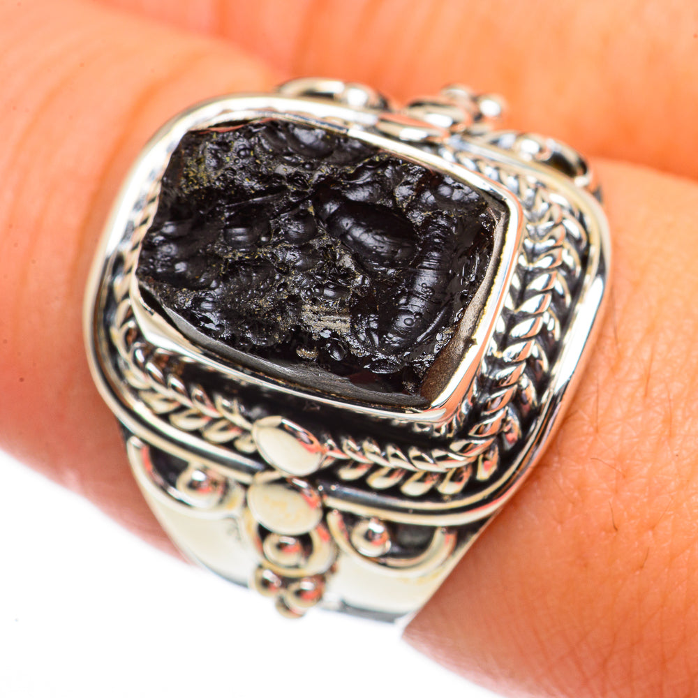 Tektite Rings handcrafted by Anasilvercos - RING70675