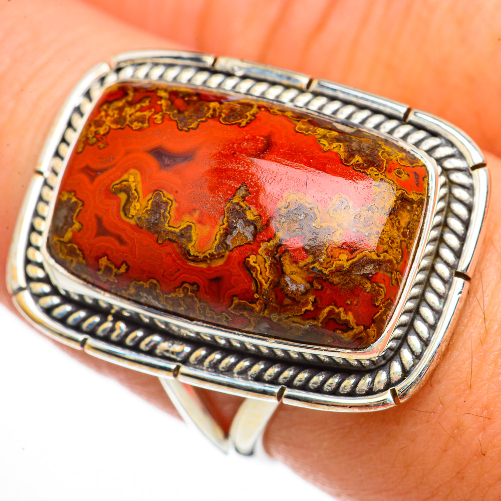 Moroccan Agate Rings handcrafted by Anasilvercos - RING70733