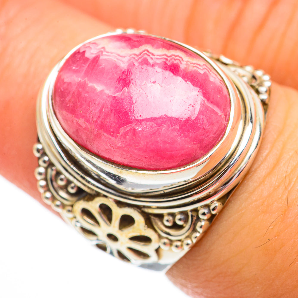Rhodochrosite Rings handcrafted by Anasilvercos - RING70745