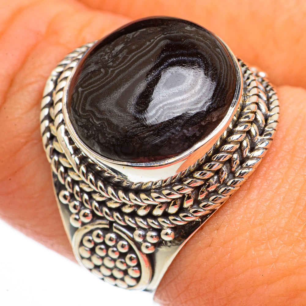 Psilomelane Rings handcrafted by Anasilvercos - RING70748