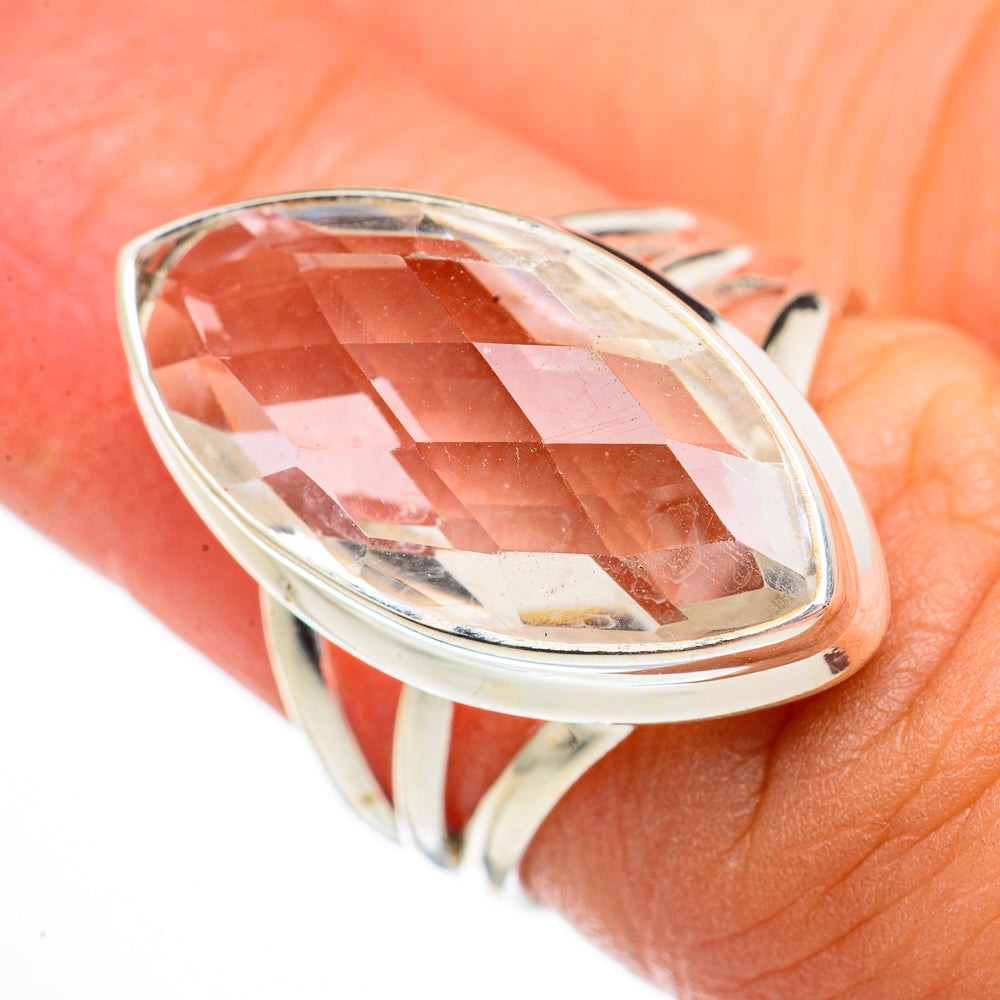 White Quartz Rings handcrafted by Anasilvercos - RING70751
