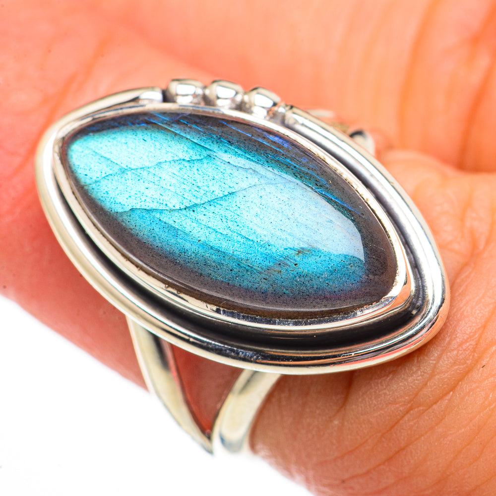 Labradorite Rings handcrafted by Anasilvercos - RING70759