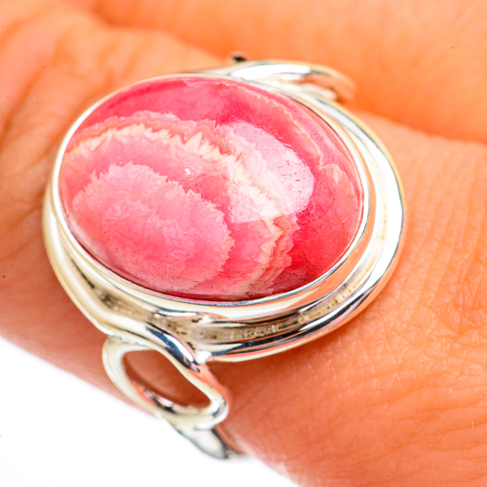 Rhodochrosite Rings handcrafted by Anasilvercos - RING70779