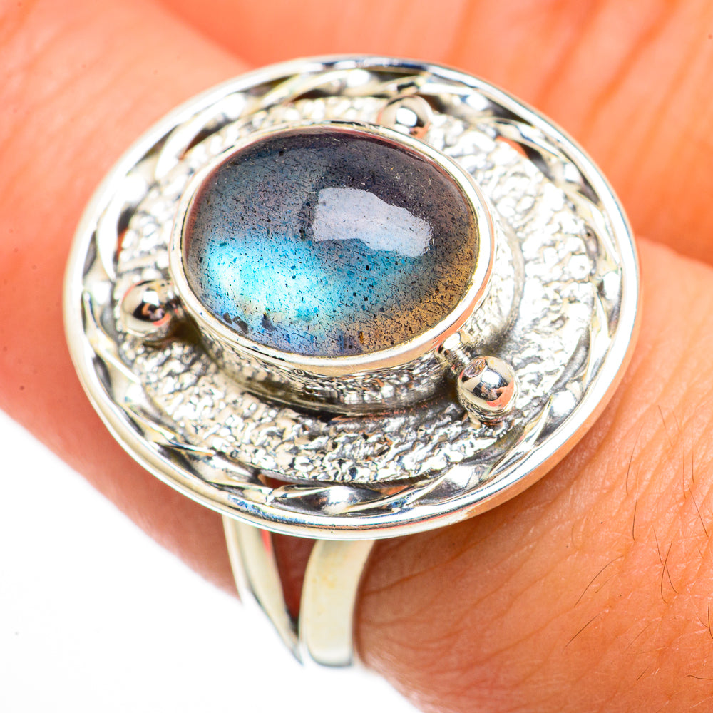 Labradorite Rings handcrafted by Anasilvercos - RING70798