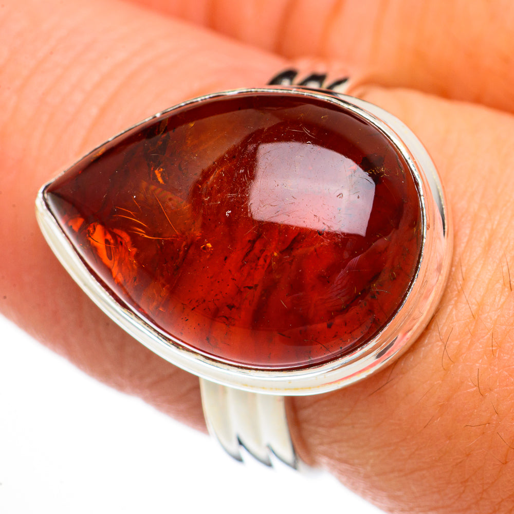 Baltic Amber Rings handcrafted by Anasilvercos - RING70814