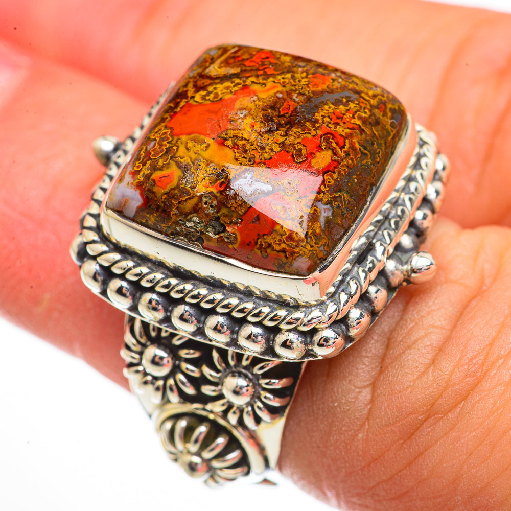 Moroccan Agate Rings handcrafted by Anasilvercos - RING70822