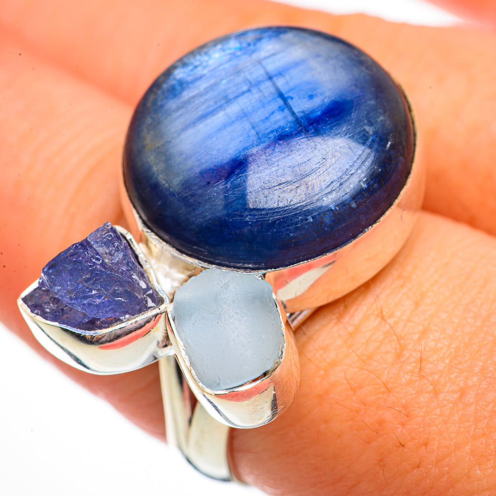 Kyanite Rings handcrafted by Anasilvercos - RING70853