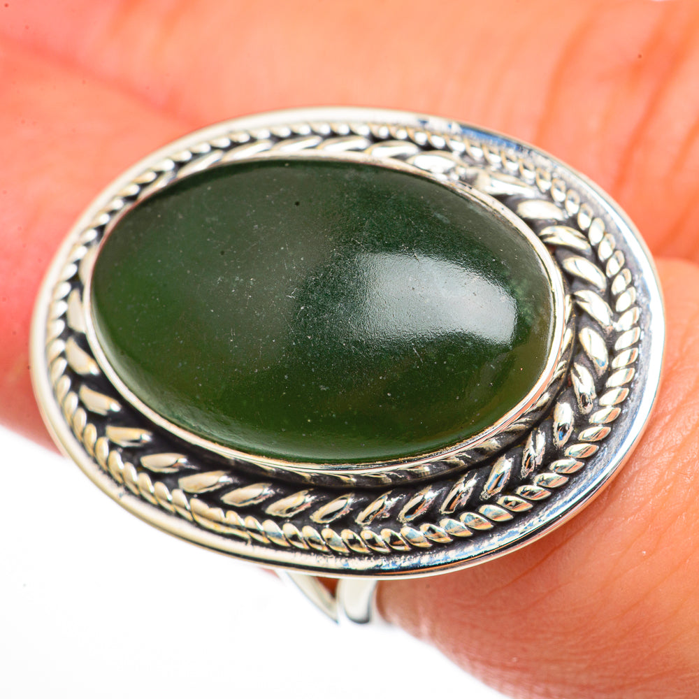 Nephirite Jade Rings handcrafted by Anasilvercos - RING70864