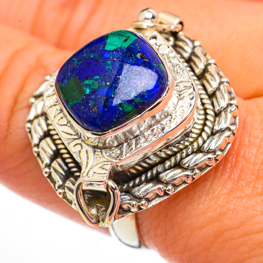 Azurite Rings handcrafted by Anasilvercos - RING70882