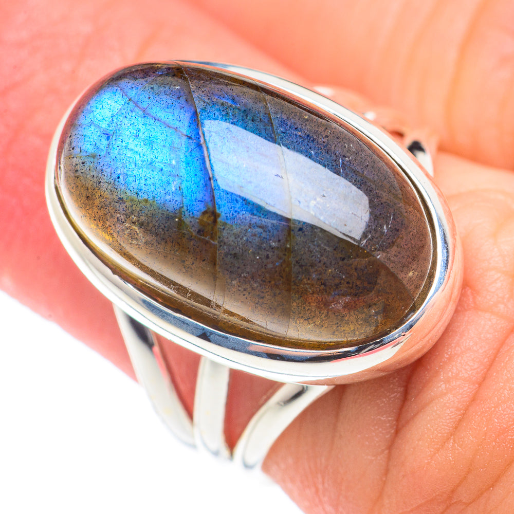 Labradorite Rings handcrafted by Anasilvercos - RING70887