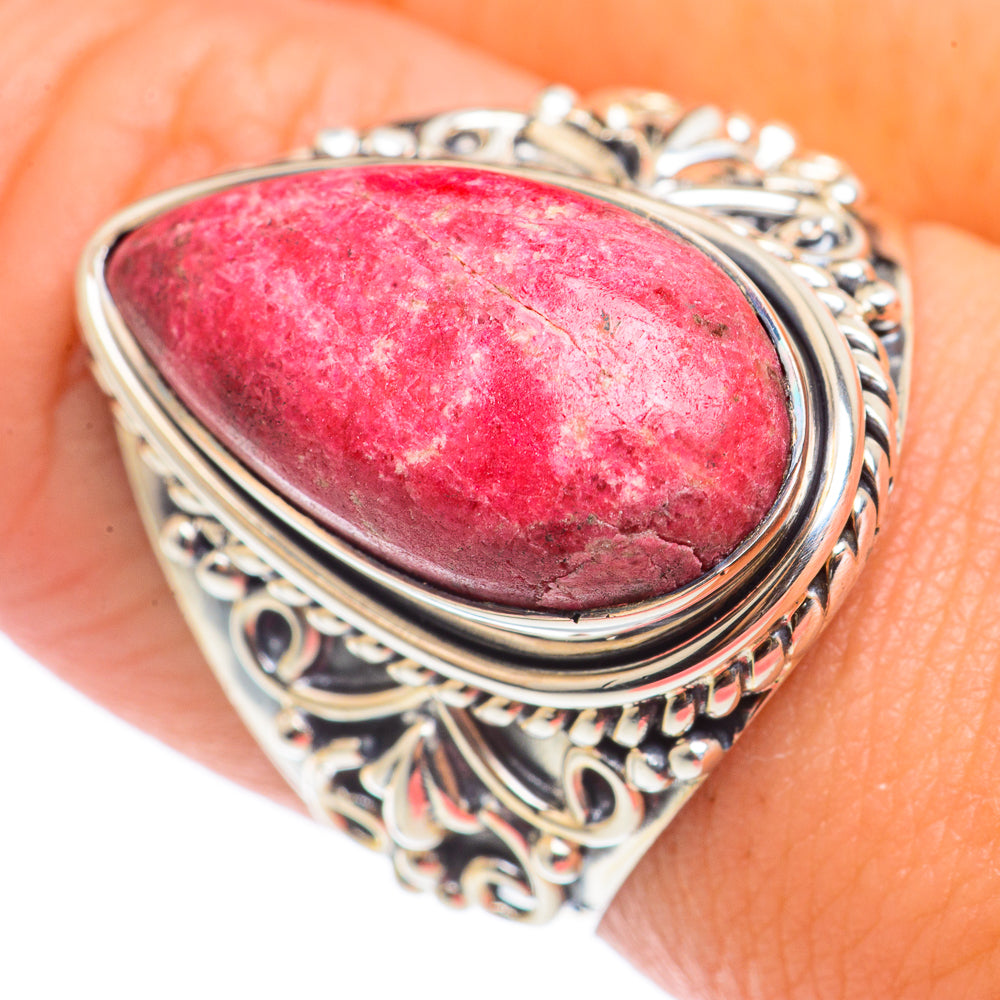 Thulite Rings handcrafted by Anasilvercos - RING70903