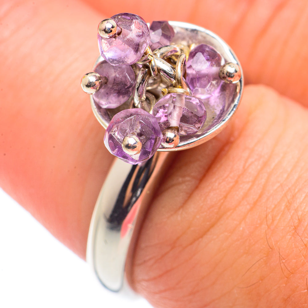 Amethyst Rings handcrafted by Anasilvercos - RING70911