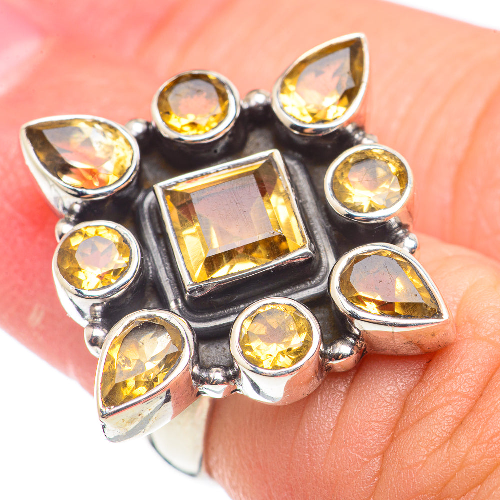 Citrine Rings handcrafted by Anasilvercos - RING70941
