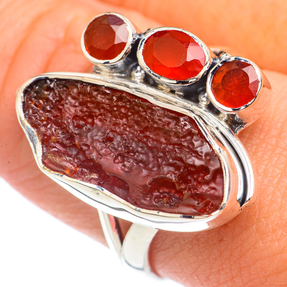 Garnet Rings handcrafted by Anasilvercos - RING70943