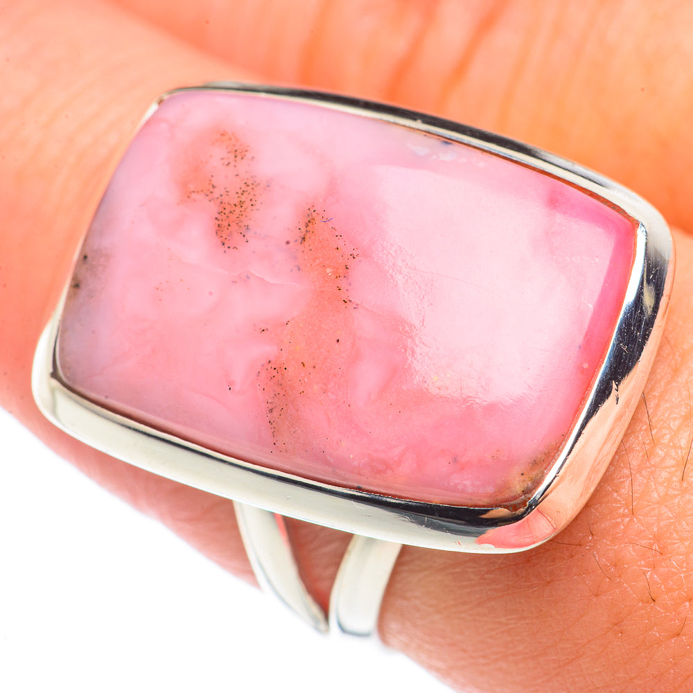 Pink Opal Rings handcrafted by Anasilvercos - RING70948