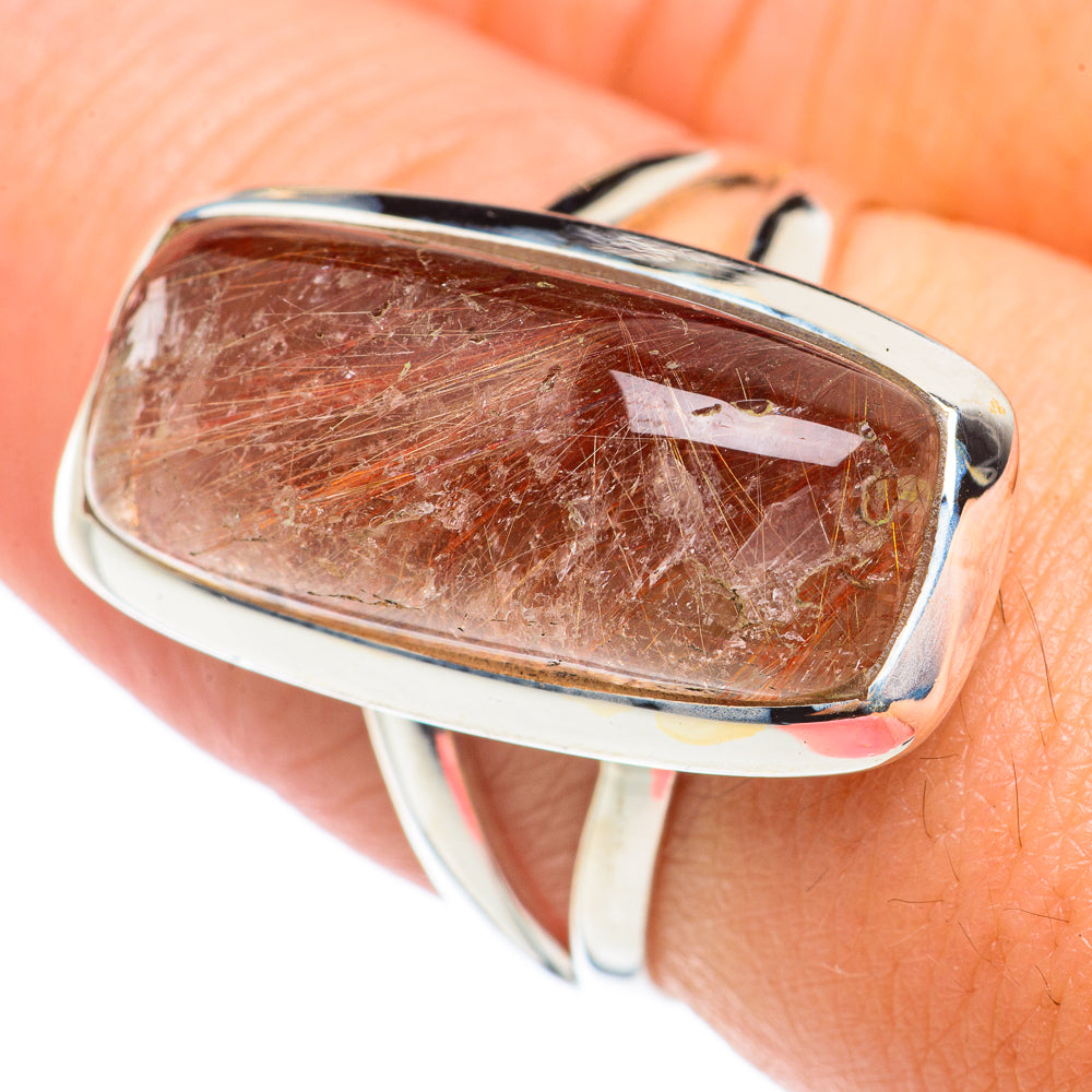 Rutilated Quartz Rings handcrafted by Anasilvercos - RING70955