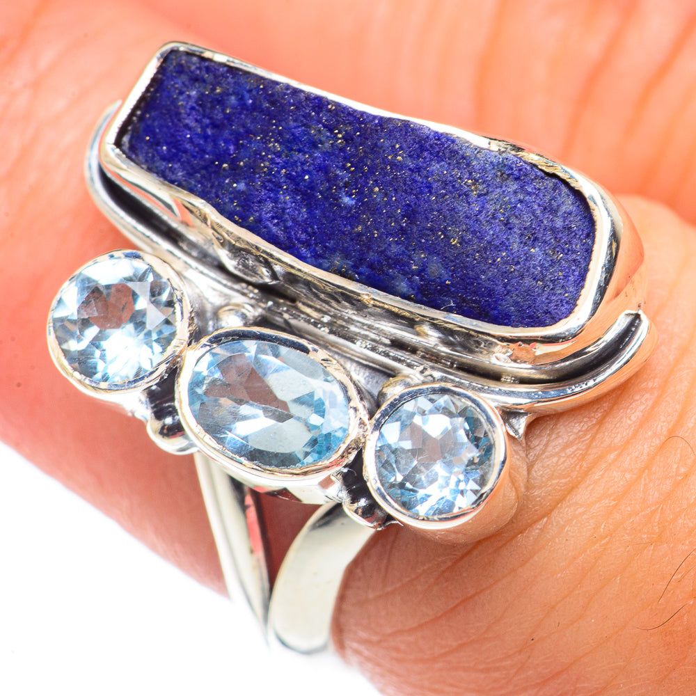 Lapis Lazuli Rings handcrafted by Anasilvercos - RING70971