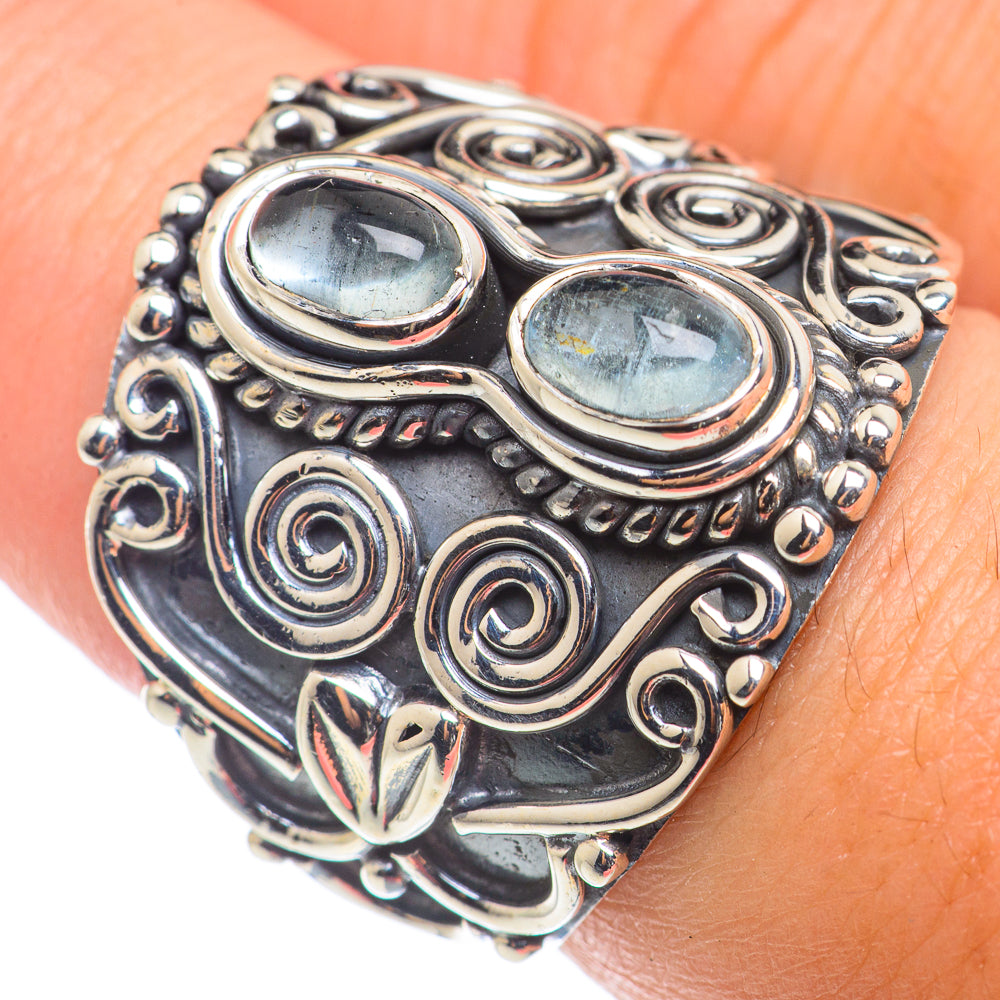 Blue Topaz Rings handcrafted by Anasilvercos - RING70972