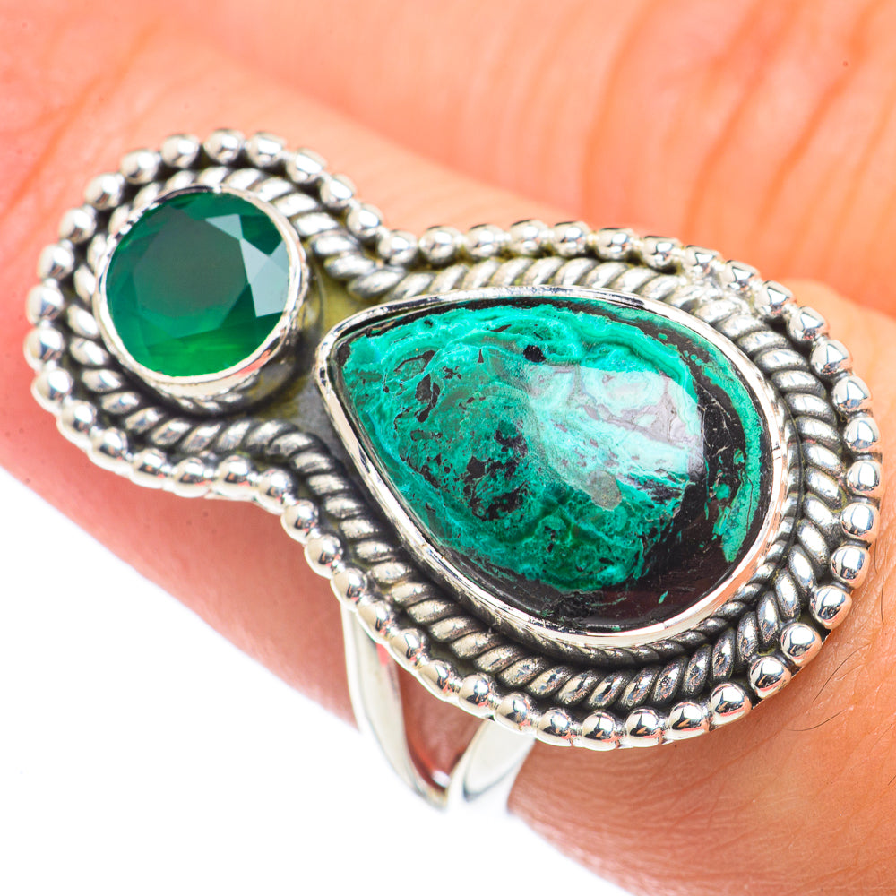 Chrysocolla Rings handcrafted by Anasilvercos - RING70976