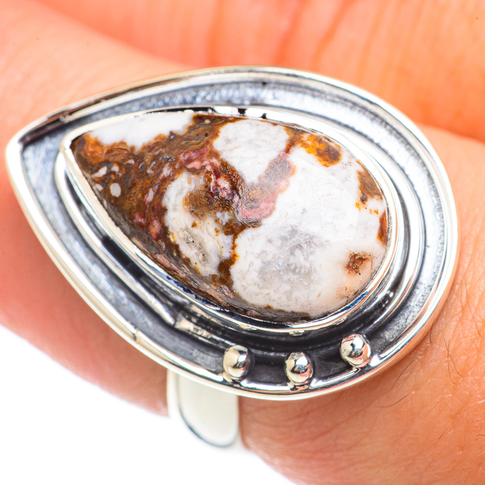 Red Jasper Rings handcrafted by Anasilvercos - RING70982