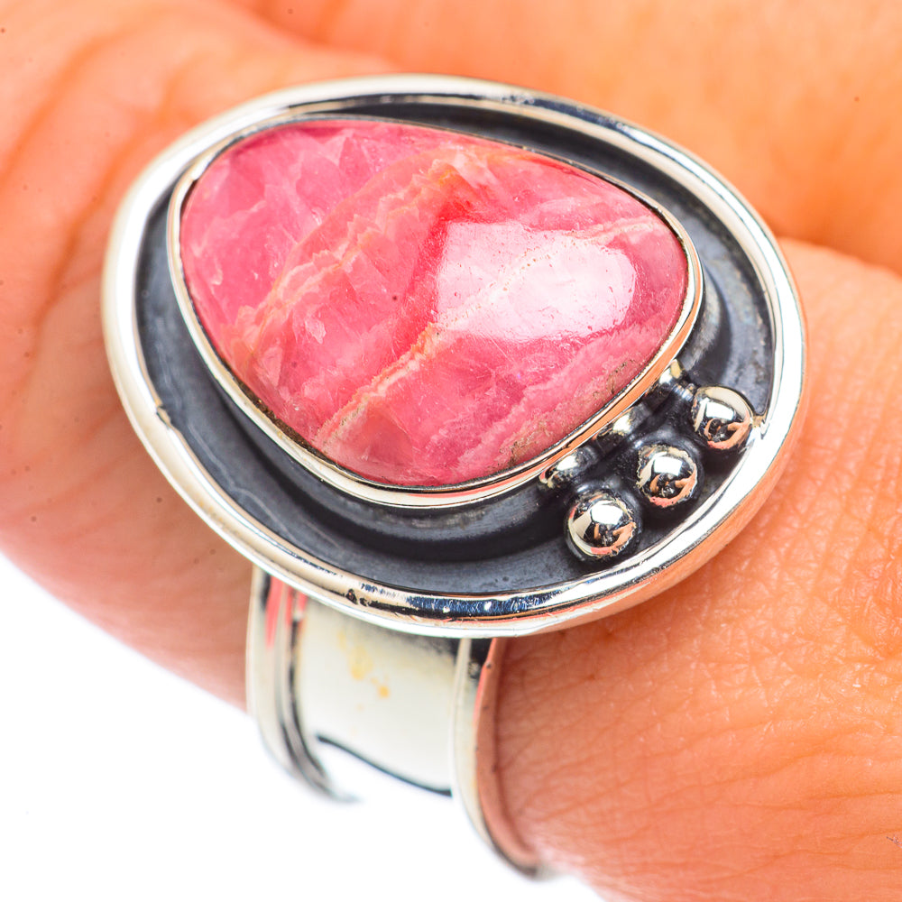 Rhodochrosite Rings handcrafted by Anasilvercos - RING70987