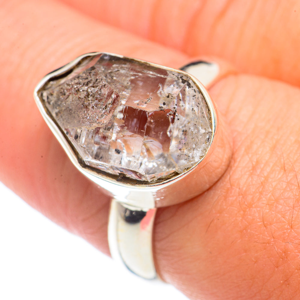 Herkimer Diamond Rings handcrafted by Anasilvercos - RING71001