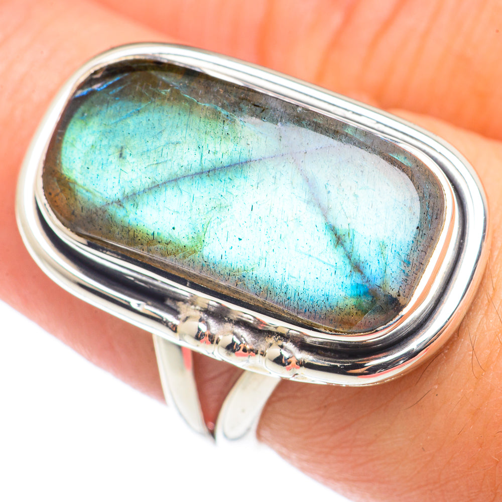 Labradorite Rings handcrafted by Anasilvercos - RING71003