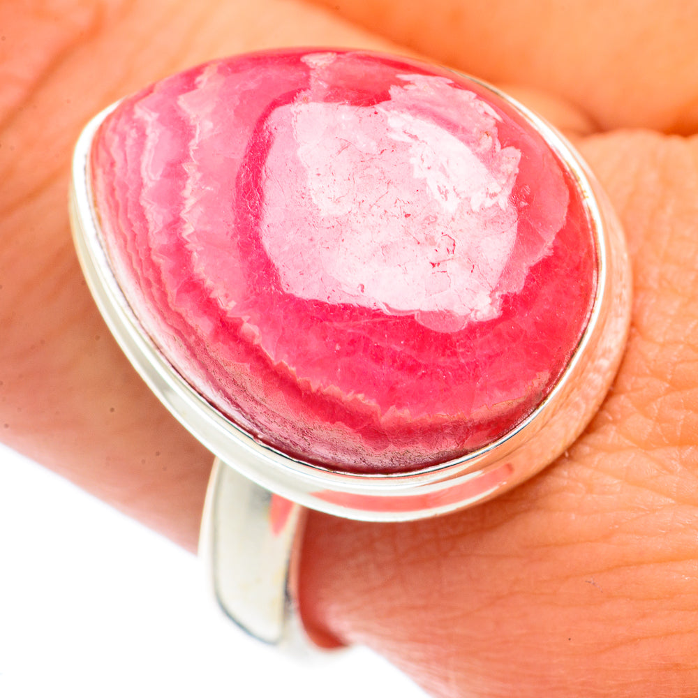 Rhodochrosite Rings handcrafted by Anasilvercos - RING71021