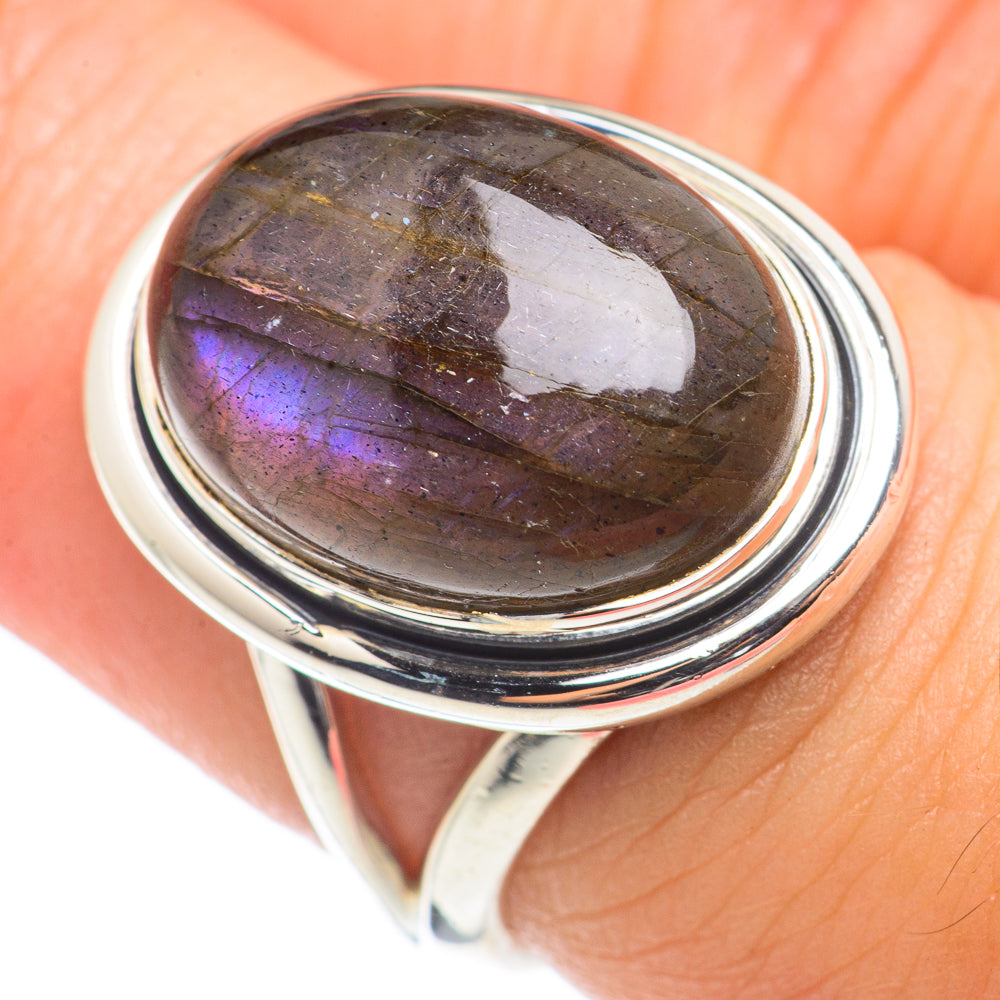 Labradorite Rings handcrafted by Anasilvercos - RING71025