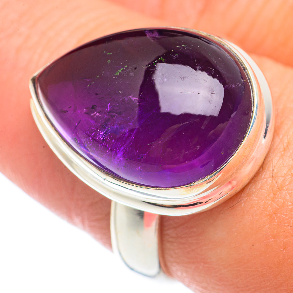 Amethyst Rings handcrafted by Anasilvercos - RING71027