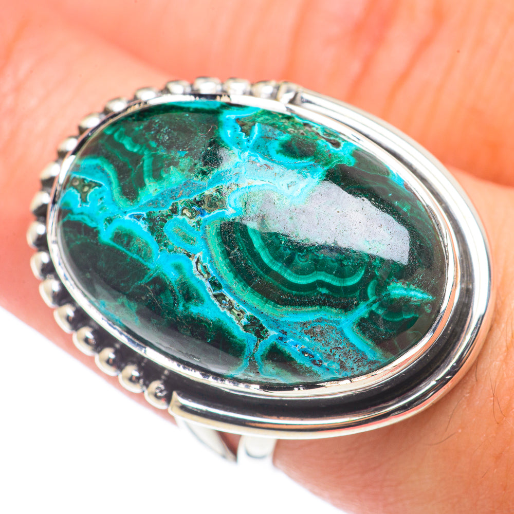 Chrysocolla Rings handcrafted by Anasilvercos - RING71037
