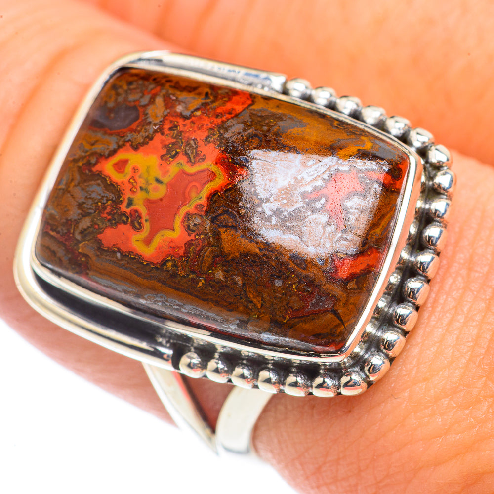 Moroccan Agate Rings handcrafted by Anasilvercos - RING71054