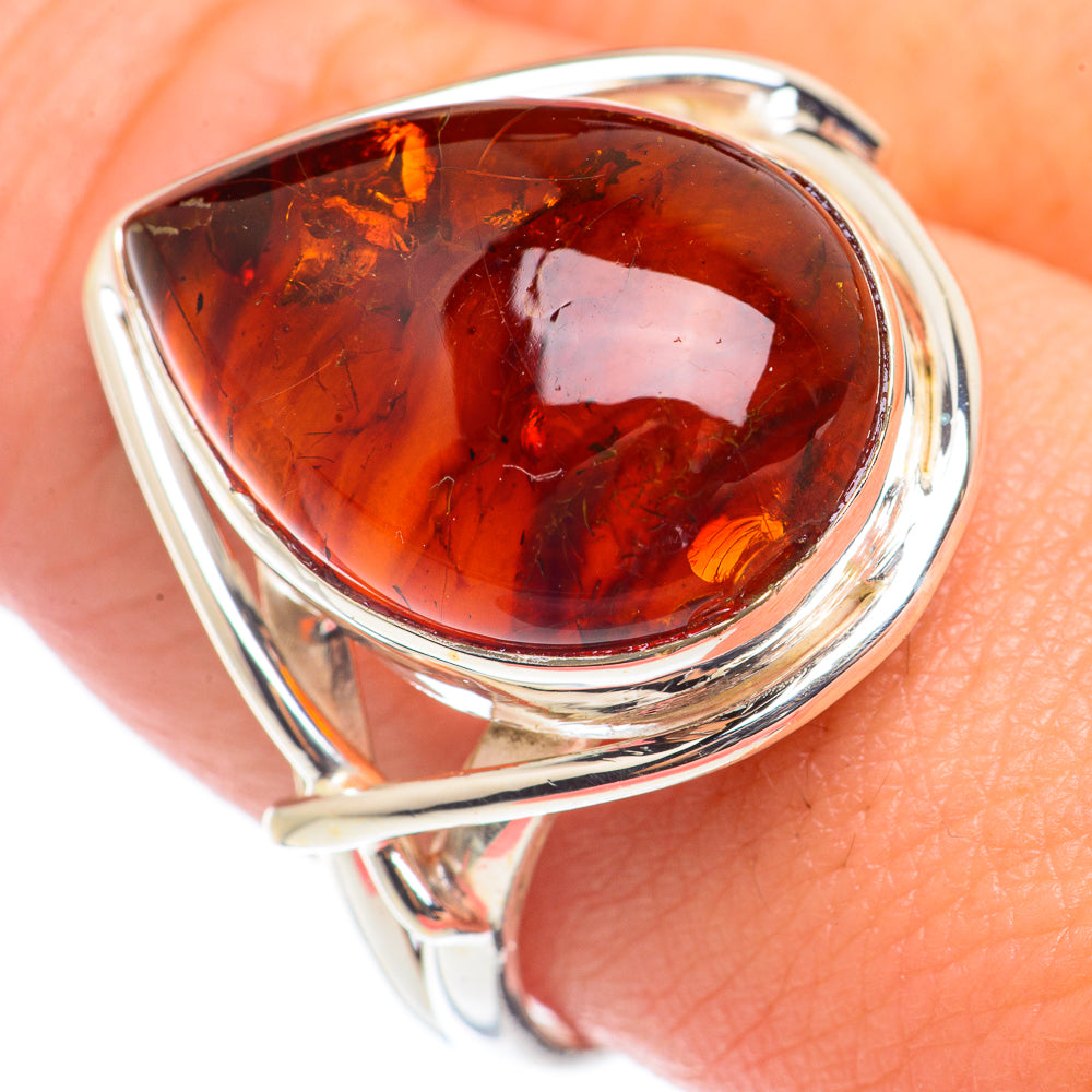 Baltic Amber Rings handcrafted by Anasilvercos - RING71057
