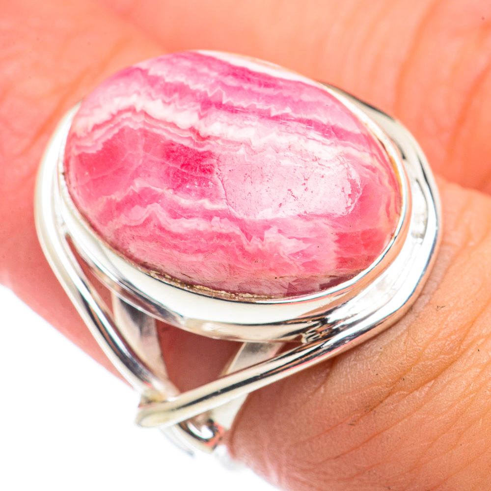 Rhodochrosite Rings handcrafted by Anasilvercos - RING71058